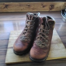 BRASHER AIR 8 BROWN LEATHER LADIES CLASSIC WALKING BOOTS UK5 VGC