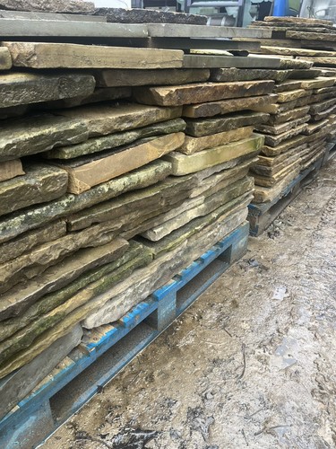 Yorkshire stone paving flags - ,