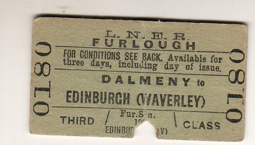 Railway ticket lner - railway,