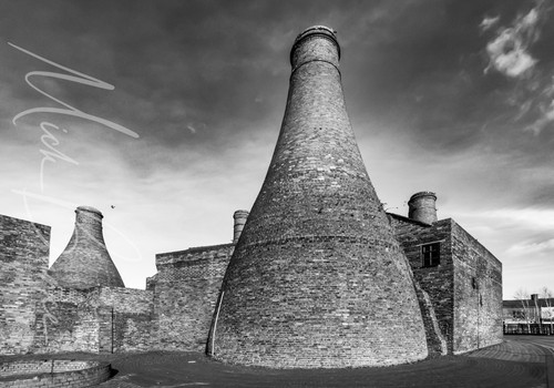 Wall art bottle kilns - art, "bottle