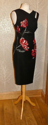 Karen millen black embroidered - karen,