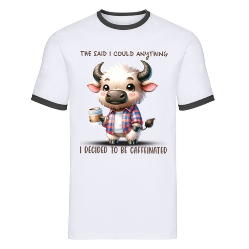 Funny caffeinated buffalo - caffeinated,