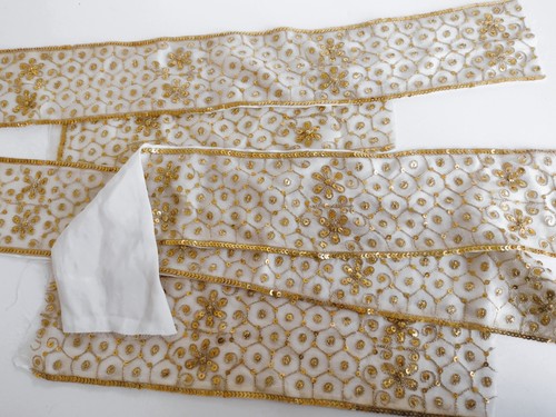 Vintage indian sari border - indian,