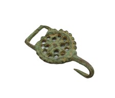 Tudor clothes fastener dress fastener 16th century copper alloy