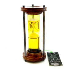 Vintage Sand Timer Yellow