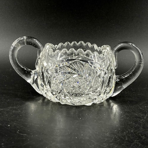 Antique cut glass - cut, pattern