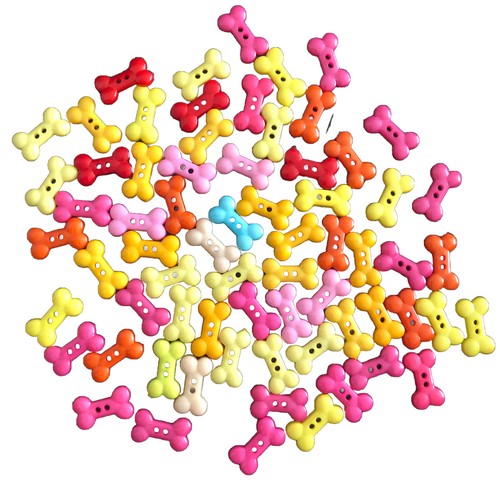 Assorted colour dog - assorted, bone