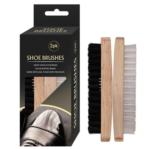Piece shoe brush - 2-piece, –