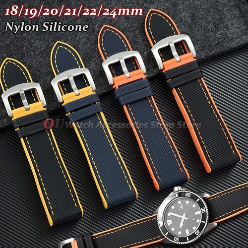 Premium sailcloth watch strap - sailcloth,