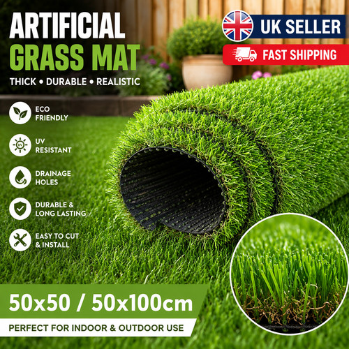 Artificial grass mat realistic - artificial,