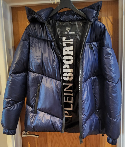 Plein sport navy blue puffer - sport,