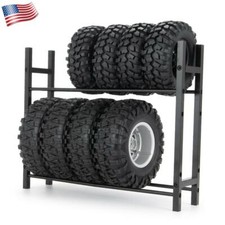 Black/Red Alloy Tyre Rack