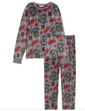 BRAND NEW Marks & Spencer’s Stranger Things Grey Velour Pyjamas Age 6-7 Years