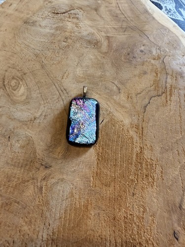 Handmade dichroic fused glass - fused,