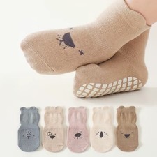 3/5 pair Cute Non-Slip Grippy
