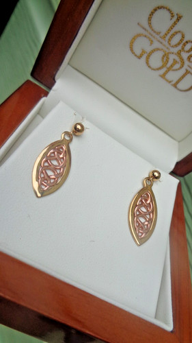 Welsh clogau gold earrings 9ct - clogau,