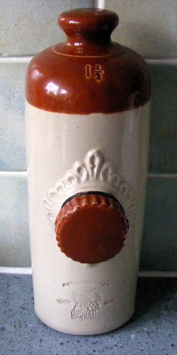 Antique stoneware foot - antique, foot/bed