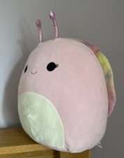 Large Snail Squishmallow Snail Soft Toy 12”|30cm,  Rainbow Snail Plush