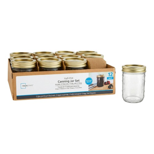 Mainstays mason jars with - oz,