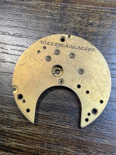 Waltham mass movement plate - waltham,
