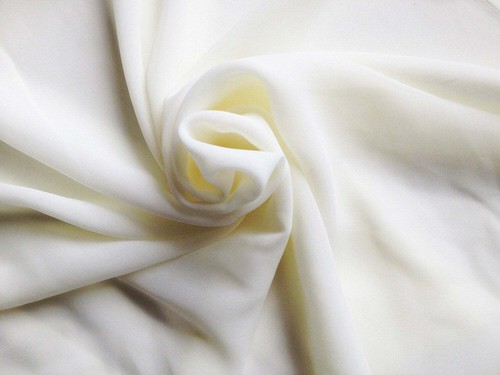 White ivory polyester soft - ivory,