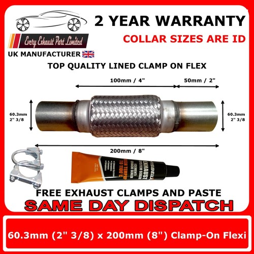 Exhaust clamp flexi tube - exhaust,