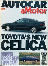 AUTOCAR MAGAZINE 21-JUN-89 - Ford Orion 1600E, Alfa 164, Nissan Prairie, Espace