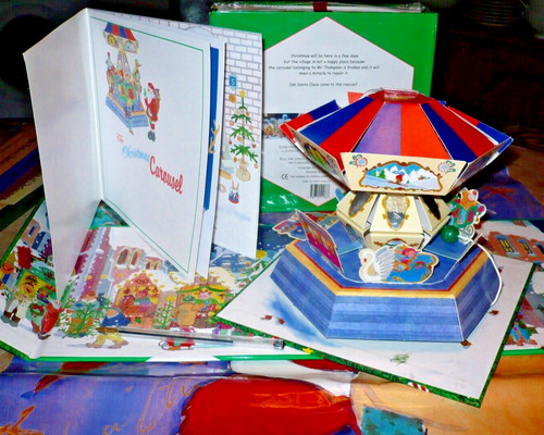 Christmas carousel story book - carousel,