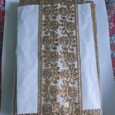 Gold  Bridal Lace beautifull Trim Ribbon Sewing Craft Wedding  Border 1meter