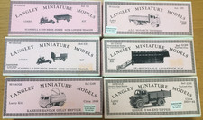 OO gauge boxed Langley Miniature Models diecast lorry kit : choose from list