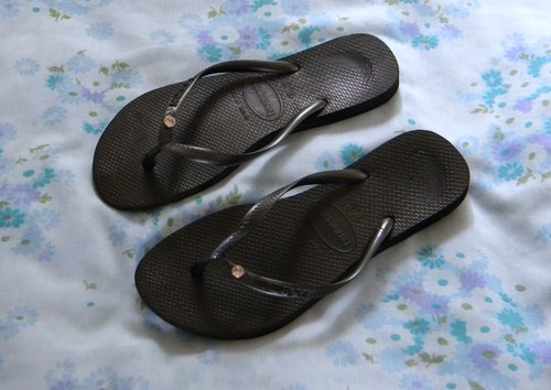 Havaianas black flip flops - flip-flops, uk