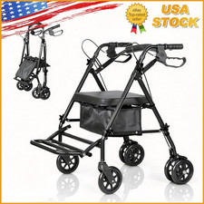 Folding Rollator Walker with