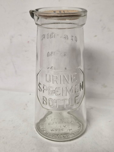 Vintage glass urine - glass,