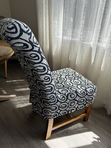 Dining chair covers oka - dining, linen