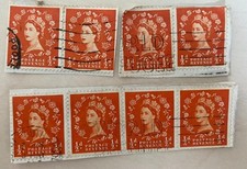 Collection Of Queen Elizabeth 1/2d Orange Stamps REF00008