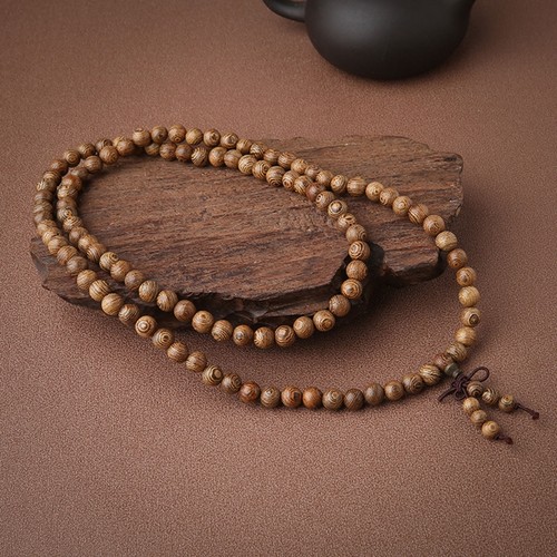 Wooden bead bracelet 108 - wooden,