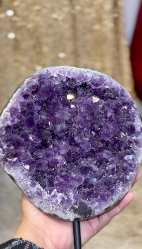 05lb natural amethyst geode - 7.05lb,