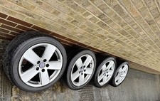 Genuine 17” VW Monte Carlo Passat sport Alloy Wheels & Tyres: Caddy, Golf 5x112