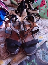 Women's Grendha Black Wedge