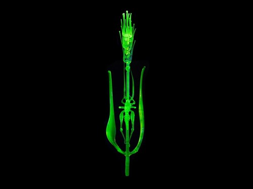 Handcrafted uranium glass - handcrafted,