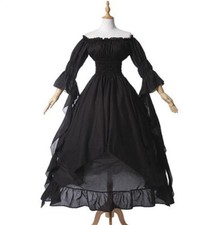 Victorian Medieval Dress Renaissance Gothic Women Cosplay Costume Princess Gown