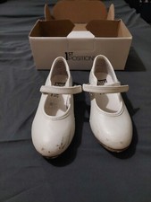 Childs 1st position tap shoes Size 1 Some Scuffs See Photo Before Purchase. 