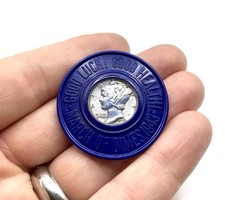 ENCASED 1943 MERCURY SILVER