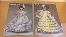 Original Craftime CH1 Daphne & CH2 Rosalyn Doll's Clothes Knitting Patterns