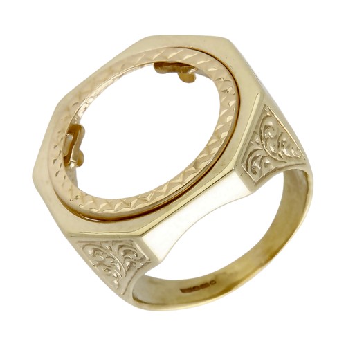 Pre owned 9ct yellow - yellow, half