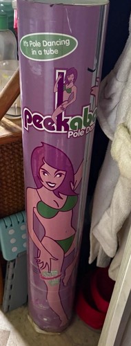 Peekaboo pole model - model, purple