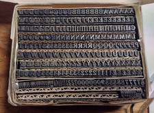 Letterpress Type 12pt Cheltenham Bold