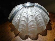 Art Deco frosted glass and