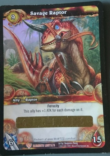 Wow loot card - loot,