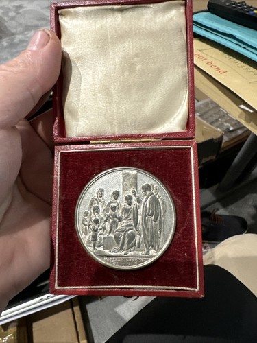 Vintage attendance medal and - vintage,